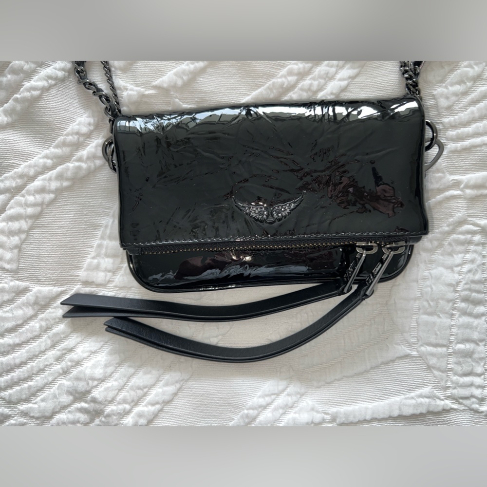 Zadig & Voltaire Black Nano Clutch Bag